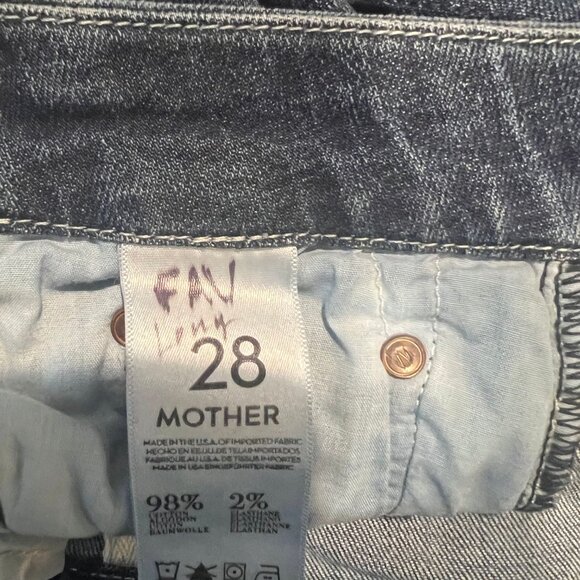 MOTHER DENIM - High Waisted Looker, Flowers from the Storm 28 - Picture 5 of 7